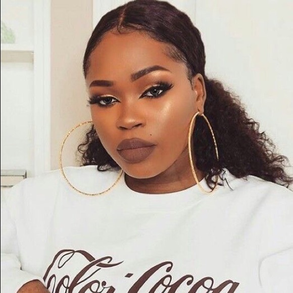 Oversize Hoop Earrings - Picture 3 of 5